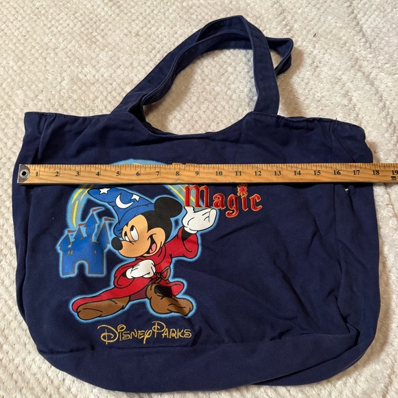 Disney World Parks Sorcerer Mickey Messenger Bag Cast Member Exclusive Castle - Picture 3 of 11